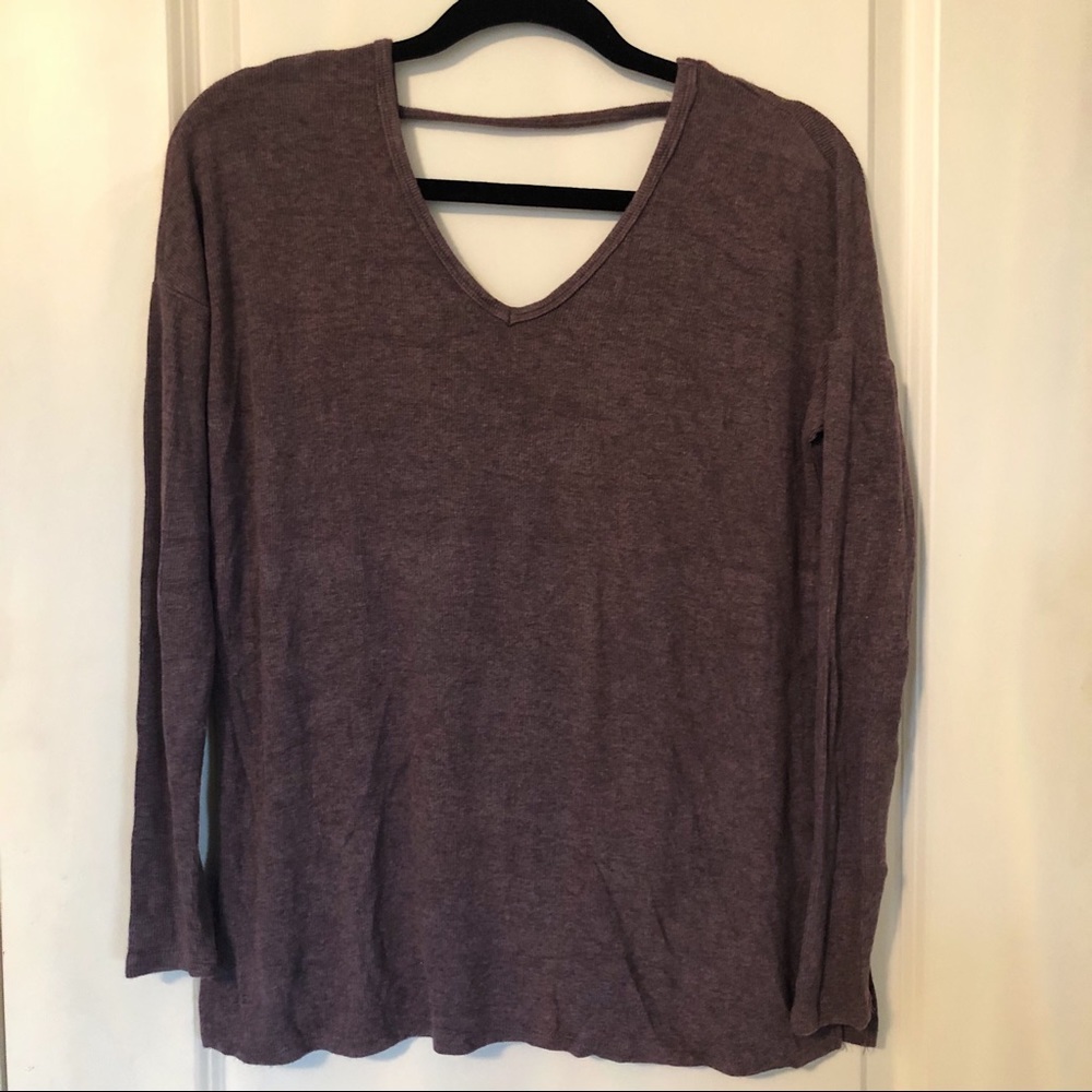 Purple sThin Stretchy Sweater